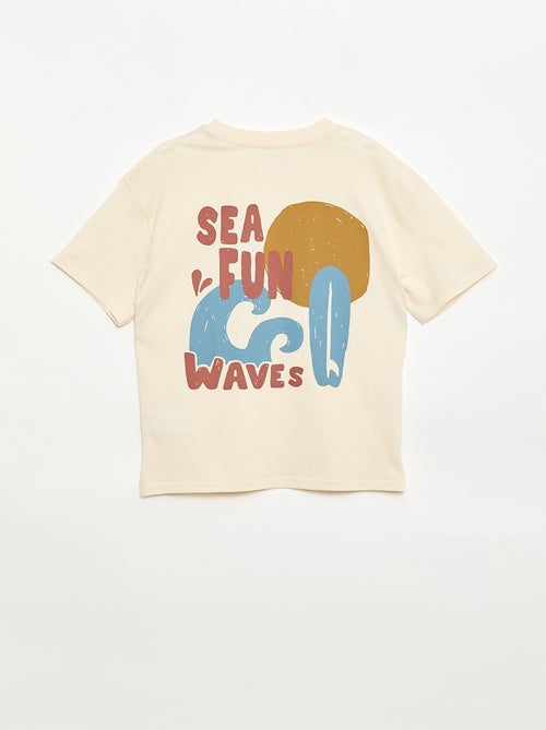 Camiseta oversize estampada - Kiabi