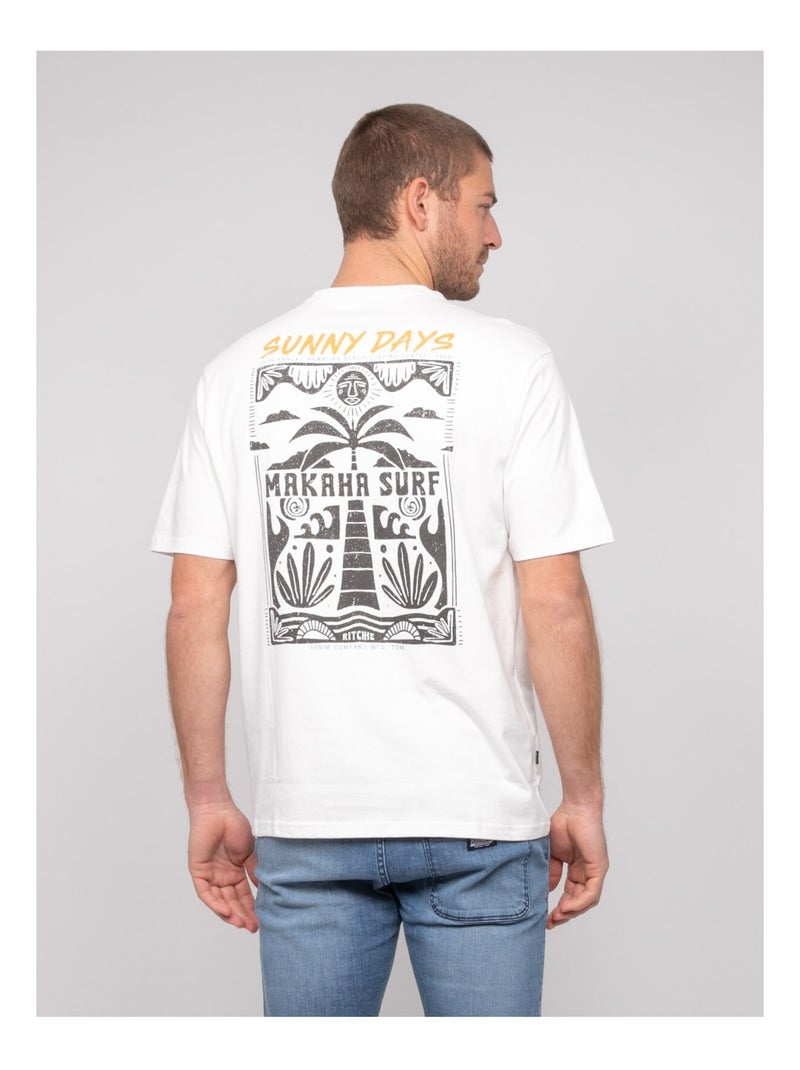 Camiseta oversize estampada NIKIMAKA Crudo - Kiabi