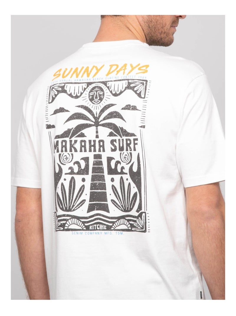 Camiseta oversize estampada NIKIMAKA Crudo - Kiabi