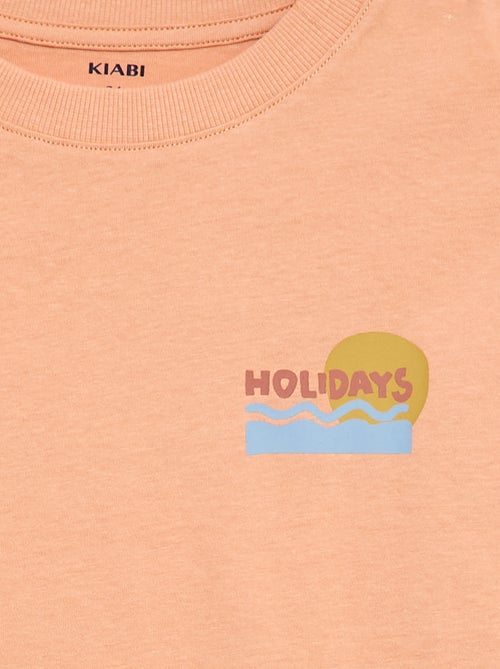 Camiseta oversize estampada - Kiabi