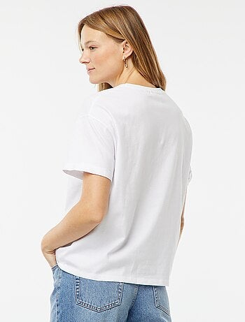 Camiseta oversize estampada 'The Rolling Stones'