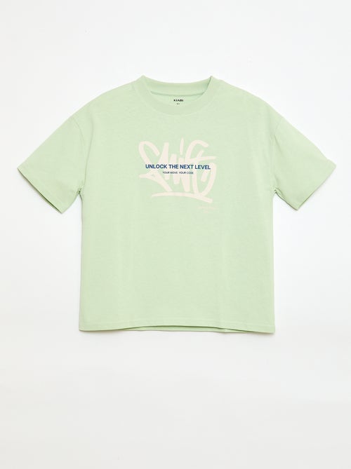 Camiseta oversize estampada - Kiabi