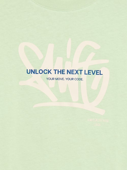 Camiseta oversize estampada - Kiabi