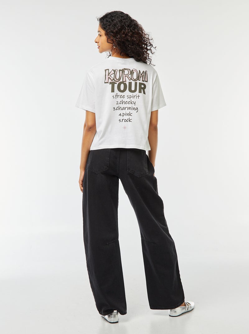 Camiseta oversize 'Hello Kitty' blanco - Kiabi