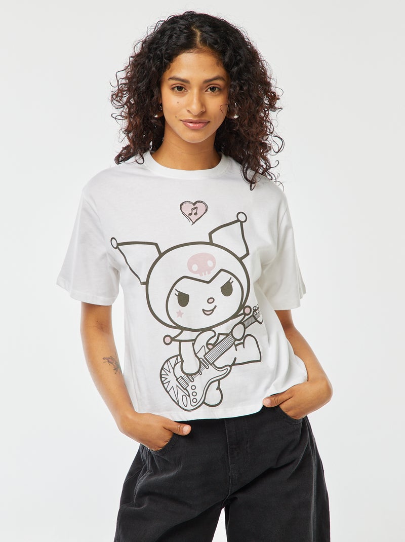 Camiseta oversize 'Hello Kitty' blanco - Kiabi