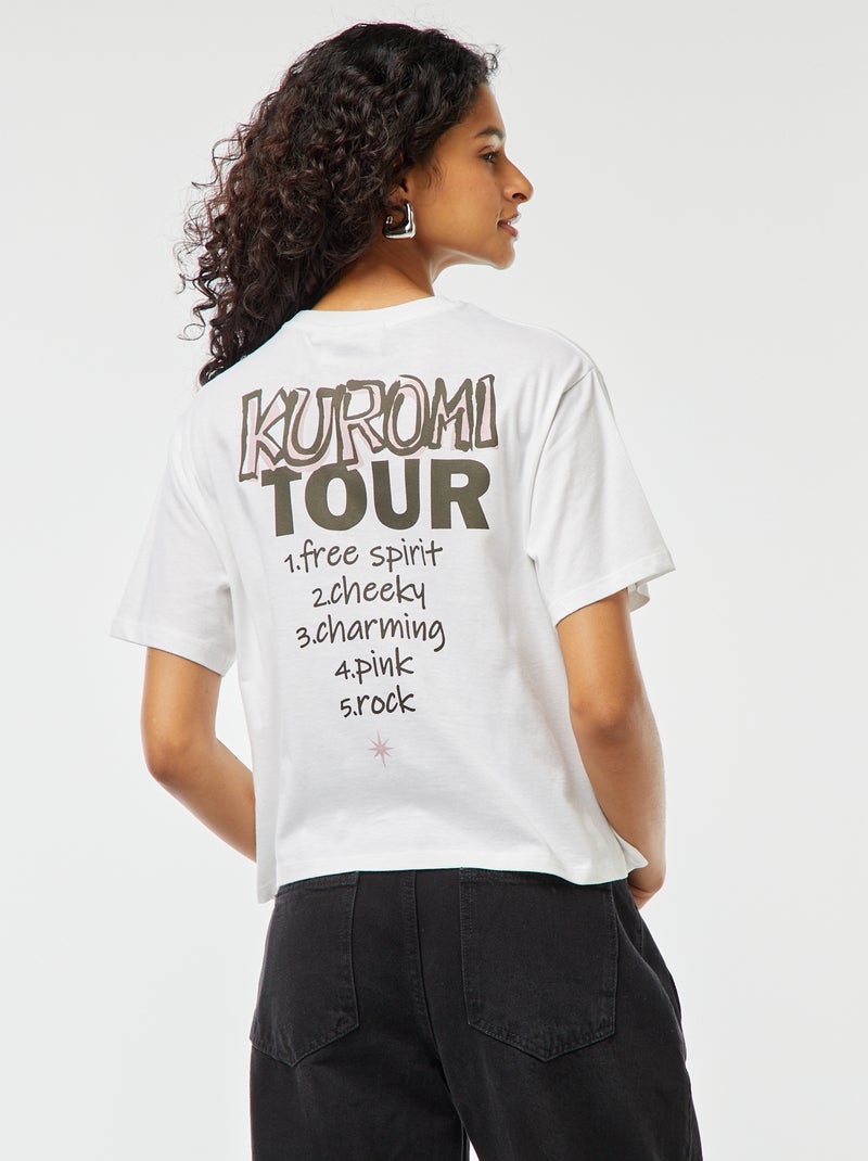 Camiseta oversize 'Hello Kitty' blanco - Kiabi