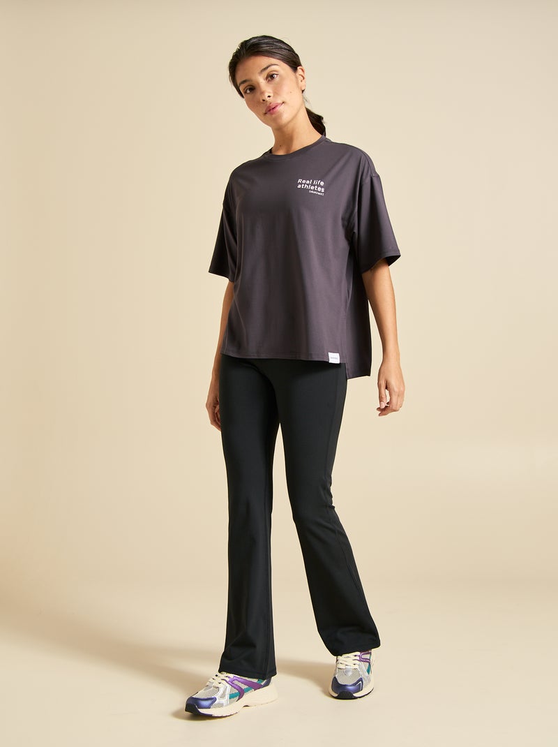 Camiseta oversize multideporte - (ekstract) Negro - Kiabi