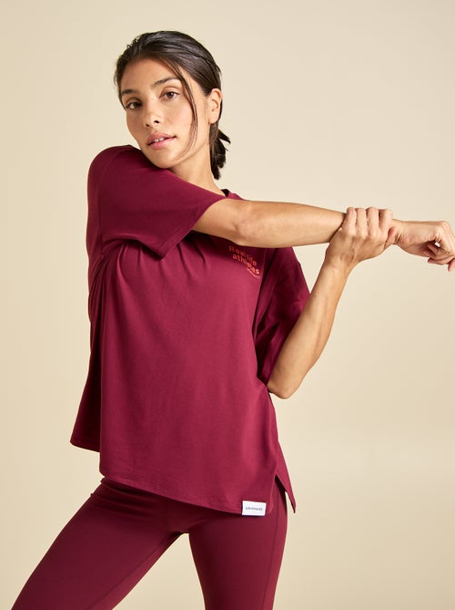 Camiseta oversize multideporte - (ekstract) - Kiabi Camiseta oversize multideporte - (ekstract) - Kiabi