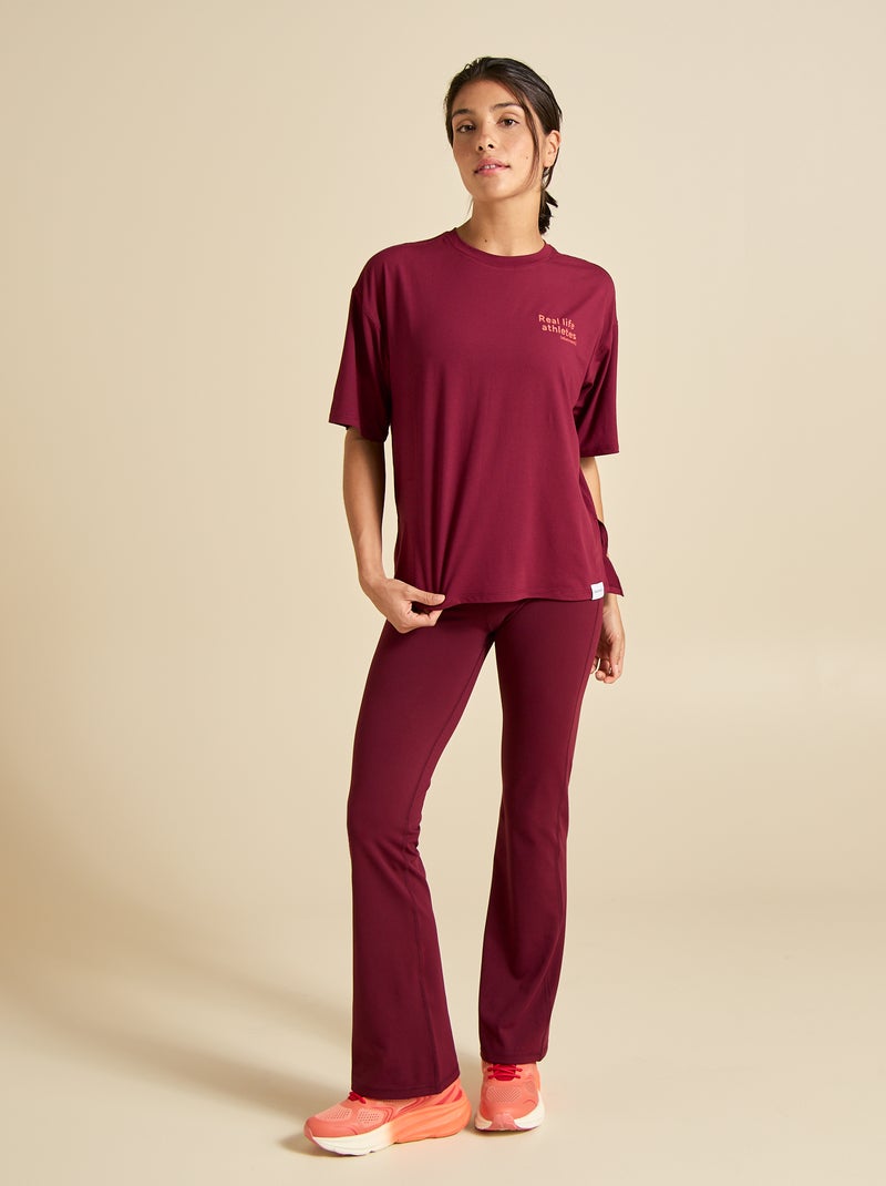 Camiseta oversize multideporte - (ekstract) Rojo - Kiabi