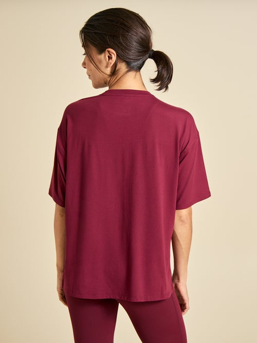 Camiseta oversize multideporte - (ekstract) - Kiabi Camiseta oversize multideporte - (ekstract) - Kiabi