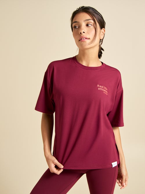 Camiseta oversize multideporte - (ekstract) - Kiabi Camiseta oversize multideporte - (ekstract) - Kiabi