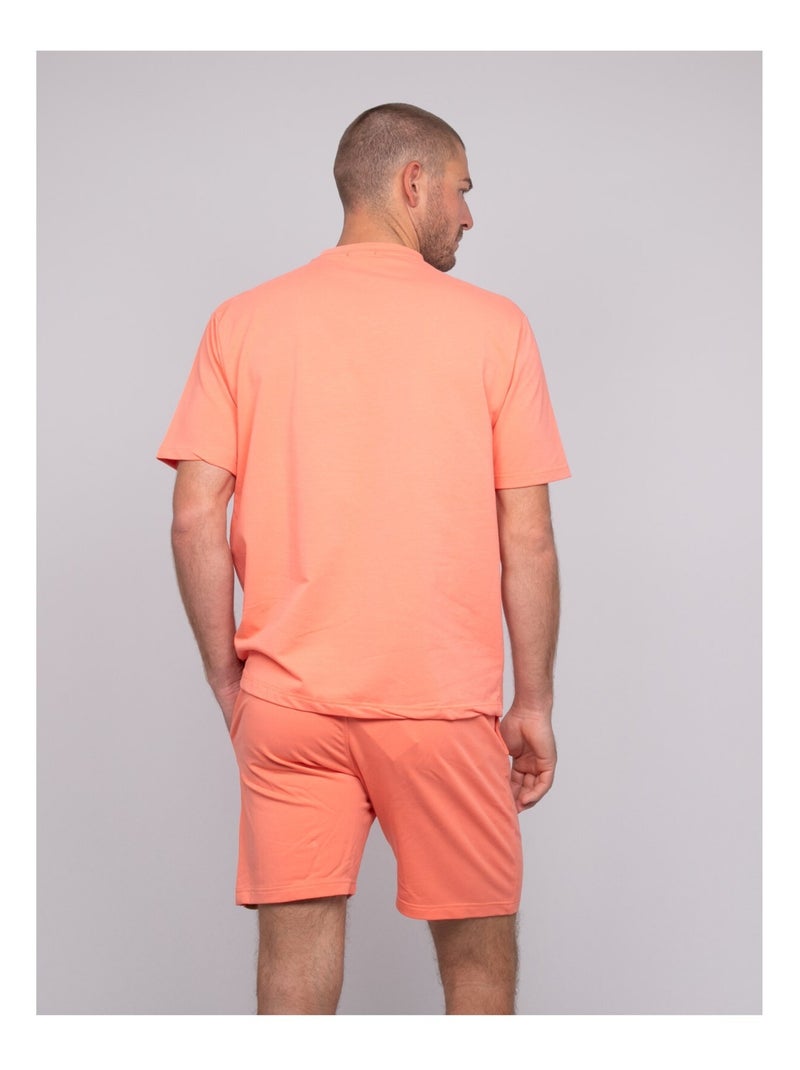 Camiseta oversize NIMY Naranja coral - Kiabi
