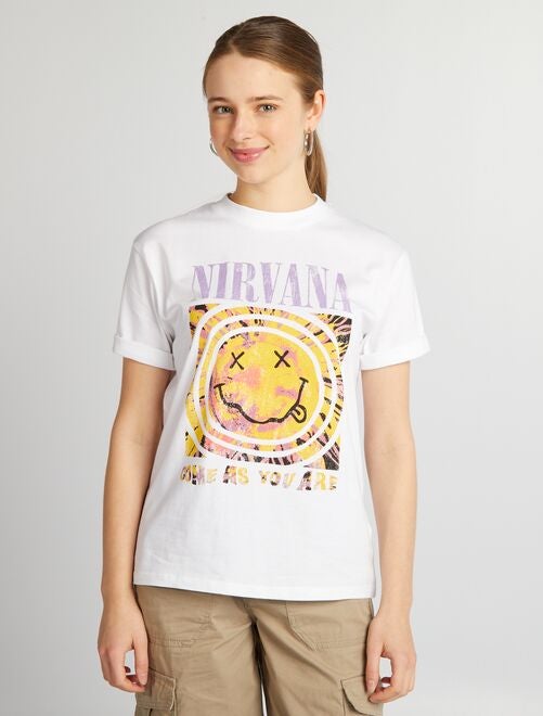 Camiseta oversize 'Nirvana' - Kiabi