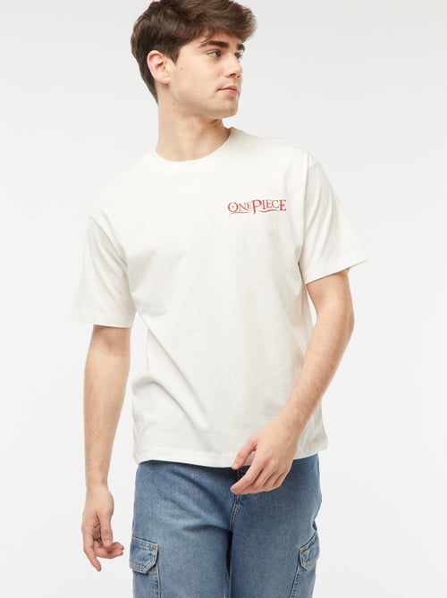 Camiseta oversize 'One Piece' - Kiabi