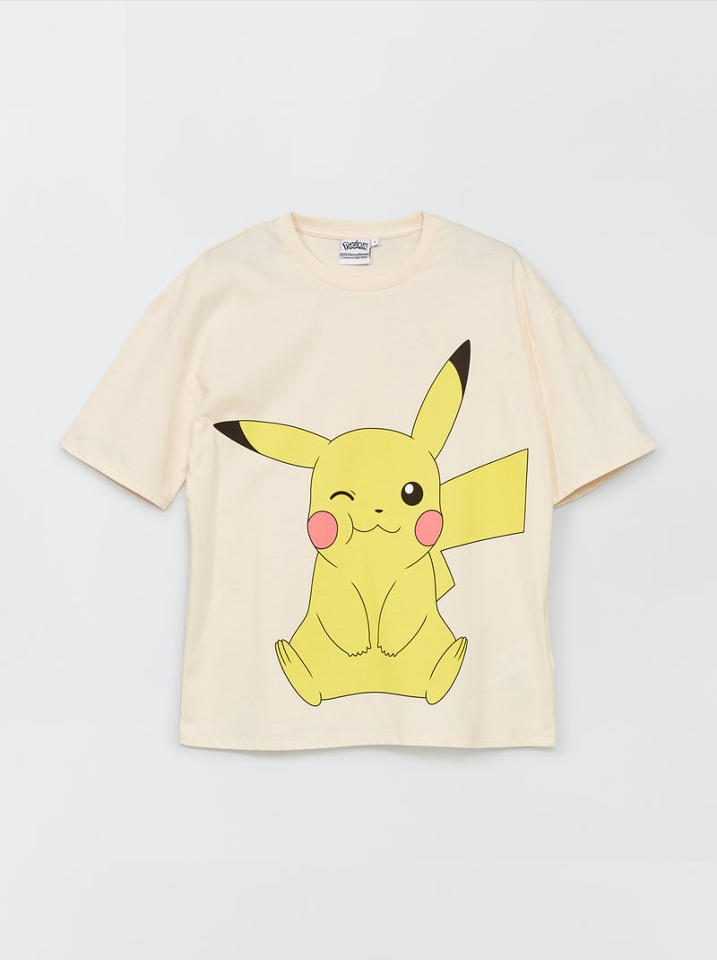 Camiseta oversize 'Pikachu' Blanco - Kiabi