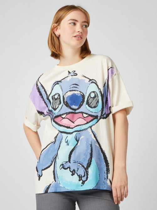 Camiseta oversize 'Stitch' - Kiabi