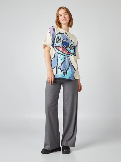 Camiseta oversize 'Stitch' - Kiabi
