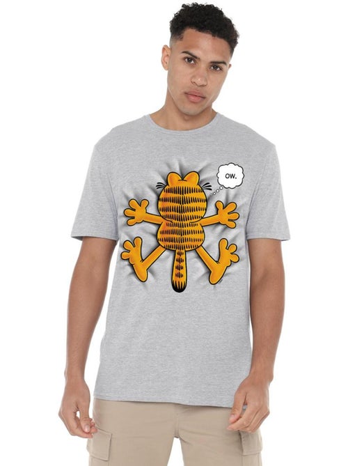 Camiseta ow para hombre - garfield - Kiabi
