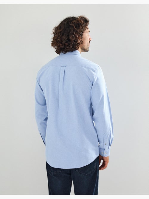 Camiseta Oxford de manga larga para hombre, MO Fashion - Kiabi Camiseta Oxford de manga larga para hombre, MO Fashion - Kiabi