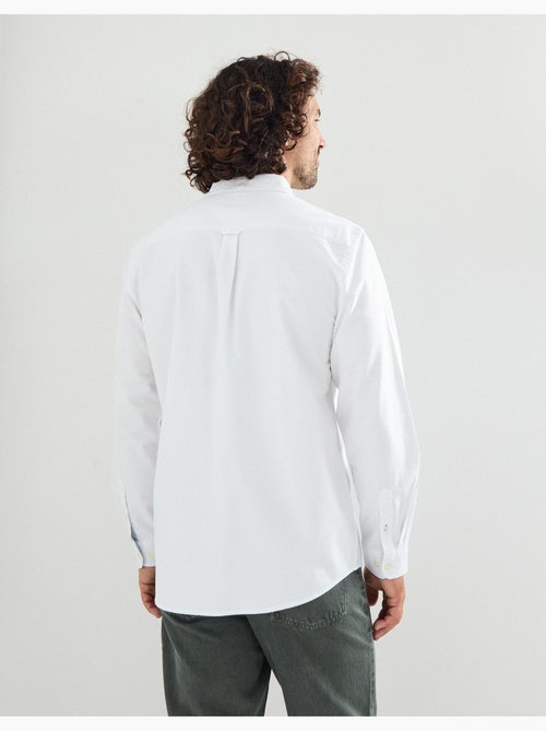 Camiseta Oxford de manga larga para hombre, MO Fashion - Kiabi