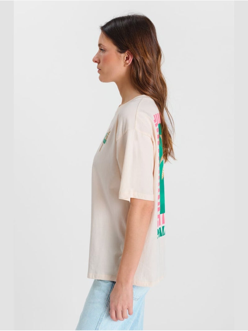 Camiseta PALMAS Blanco - Kiabi