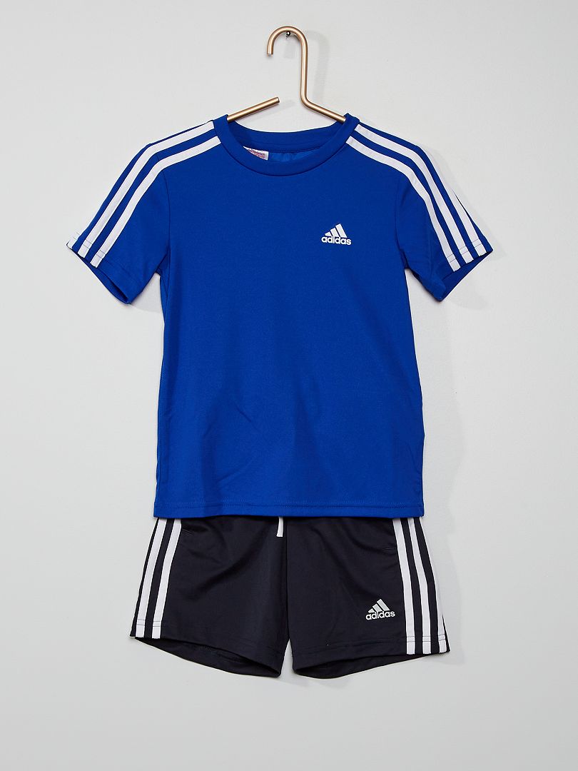 Camiseta + pantalón corto 'Adidas' AZUL - Kiabi