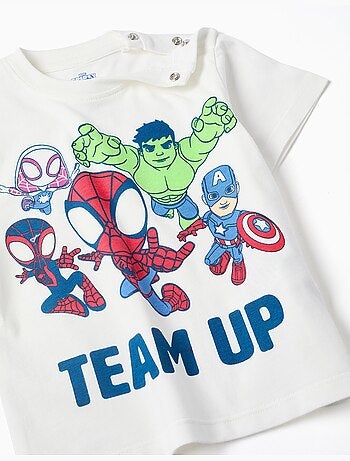 Camiseta + pantalón corto con estampado Spidey & Friends