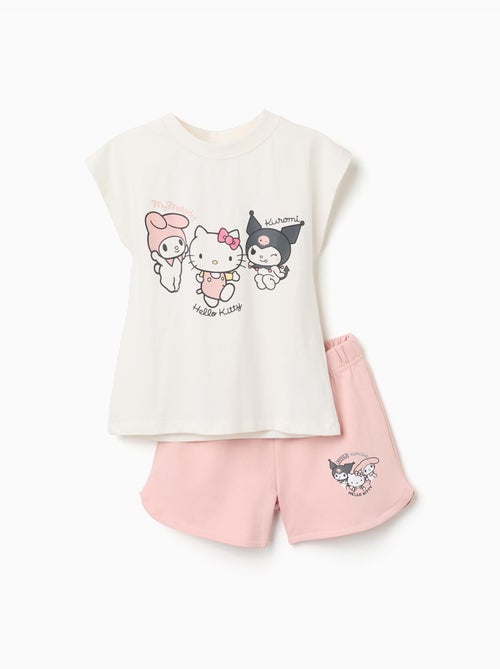Camiseta + pantalón corto de algodón con estampado Kuromi - Kiabi