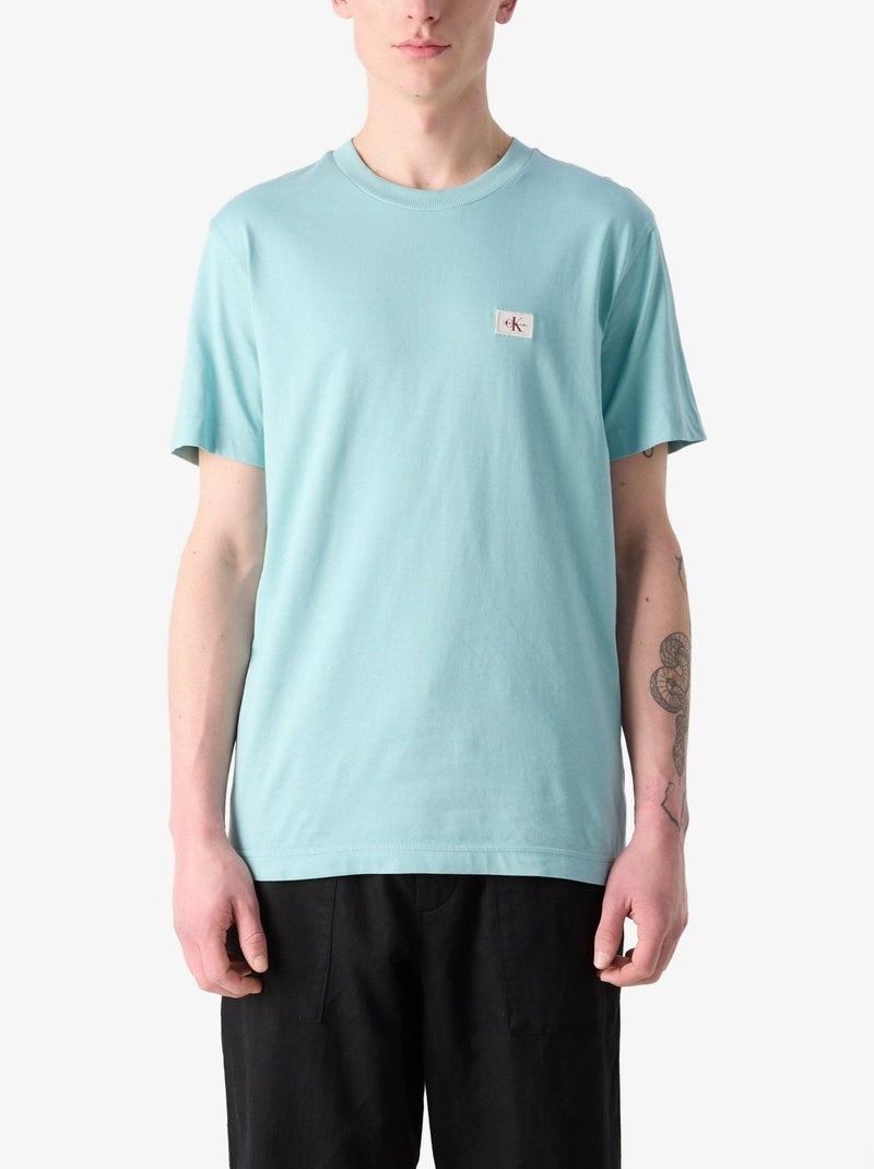 Camiseta para Hombre Calvin Klein Jeans con Logo Azul - Kiabi