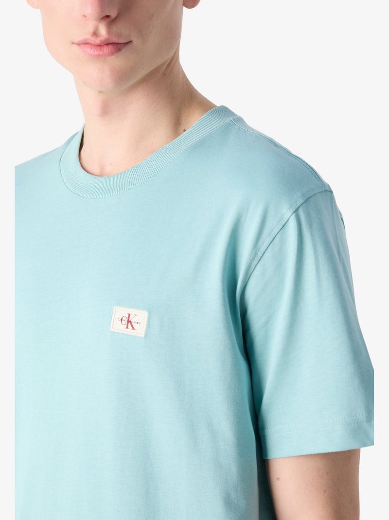 Camiseta para Hombre Calvin Klein Jeans con Logo Azul - Kiabi