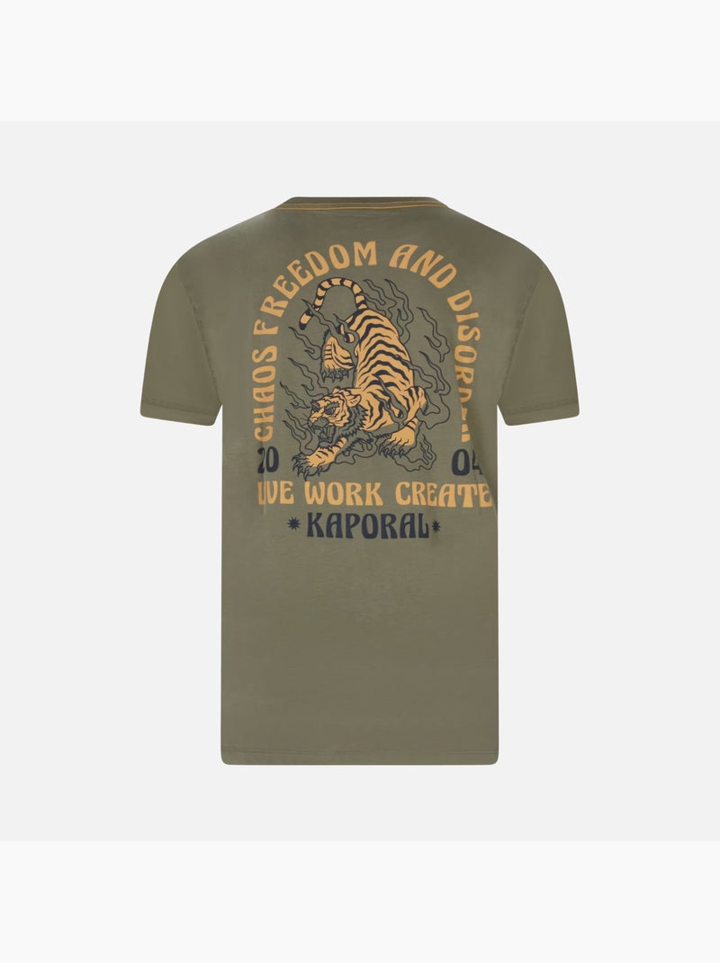 Camiseta para hombre Kaporal Verde caqui claro - Kiabi