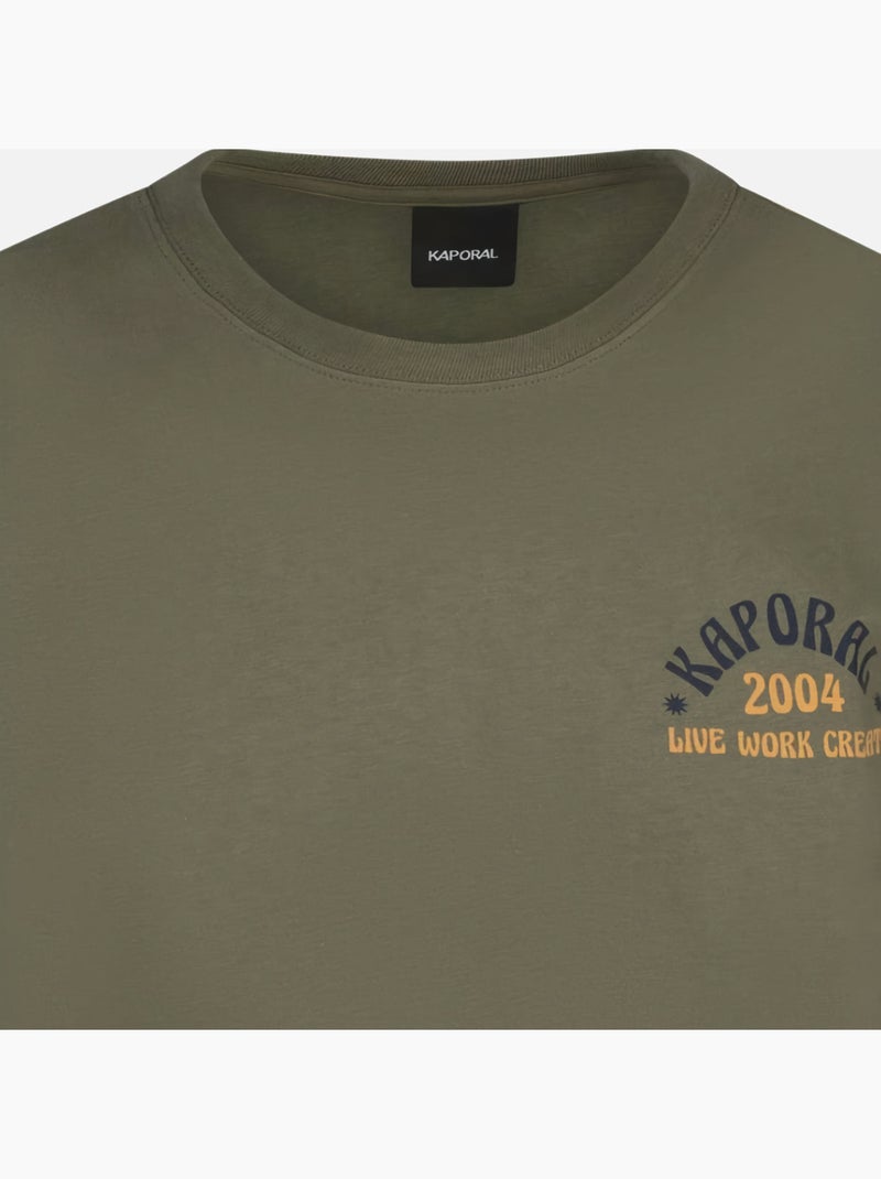 Camiseta para hombre Kaporal Verde caqui claro - Kiabi