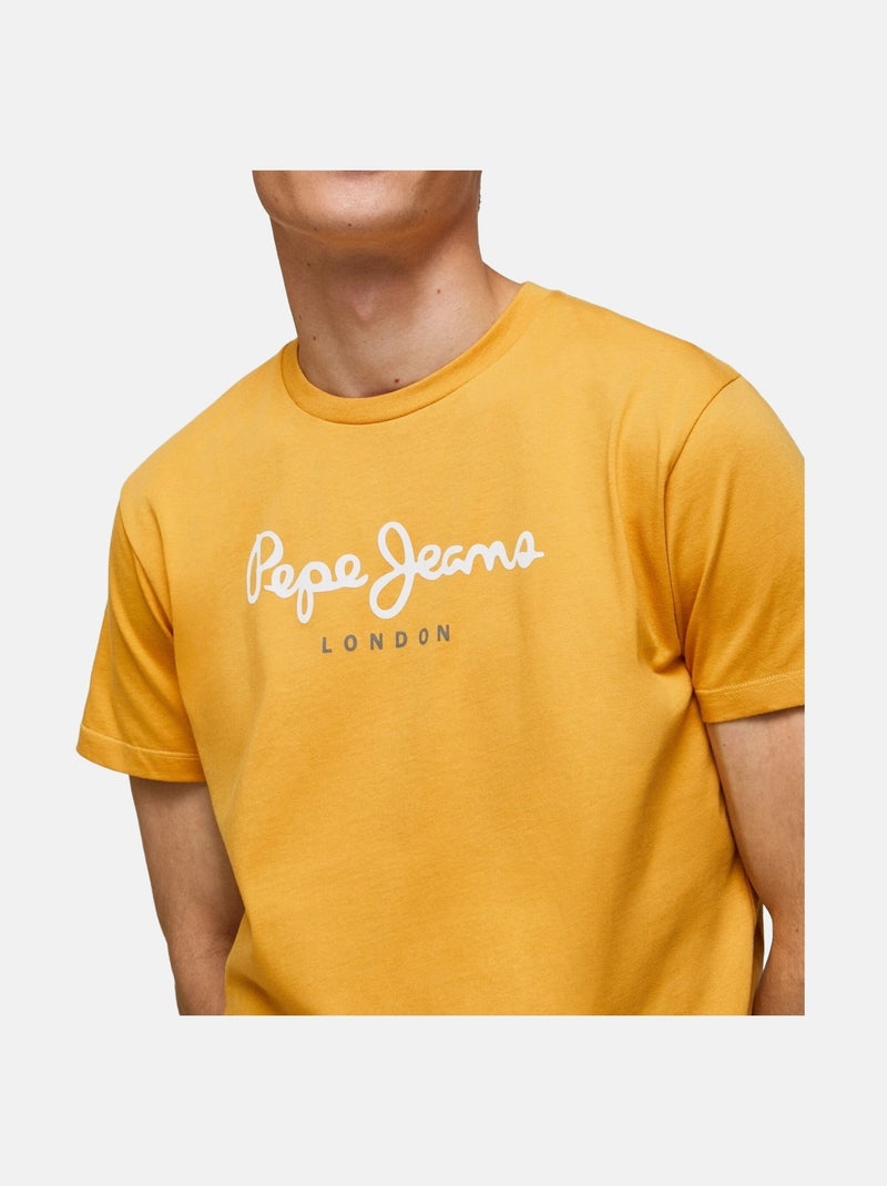 Camiseta para Hombre Pepe Jeans Amarillo - Kiabi