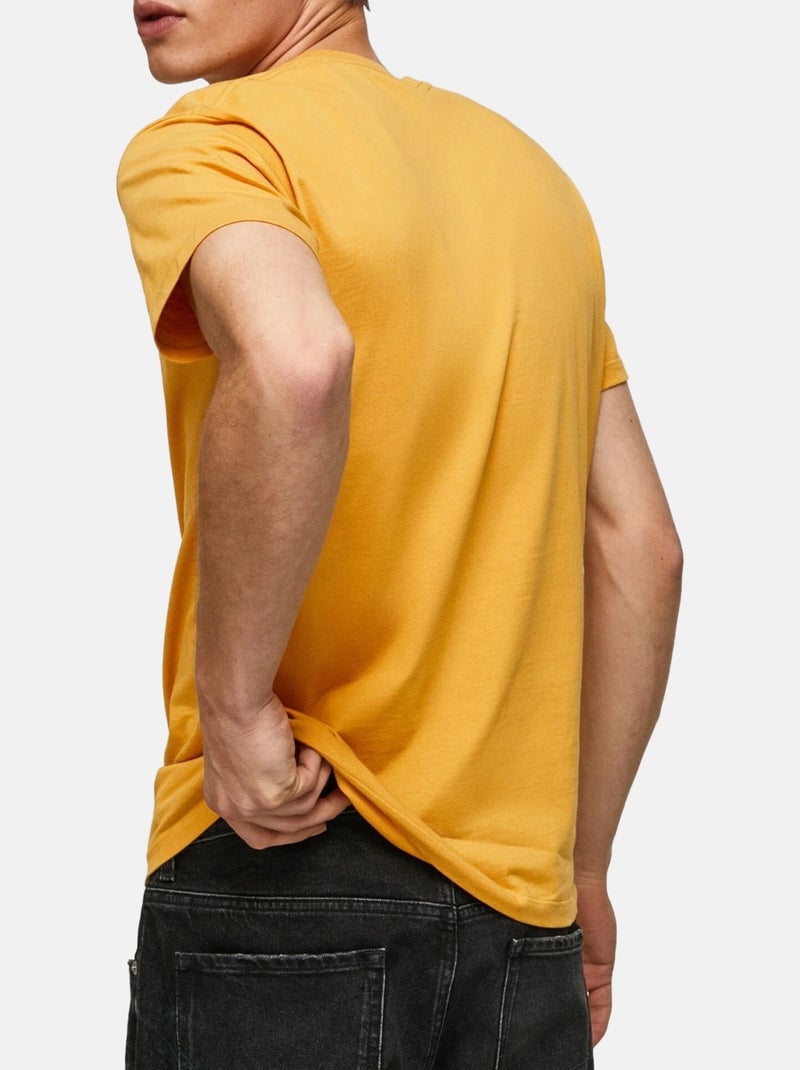 Camiseta para Hombre Pepe Jeans Amarillo - Kiabi