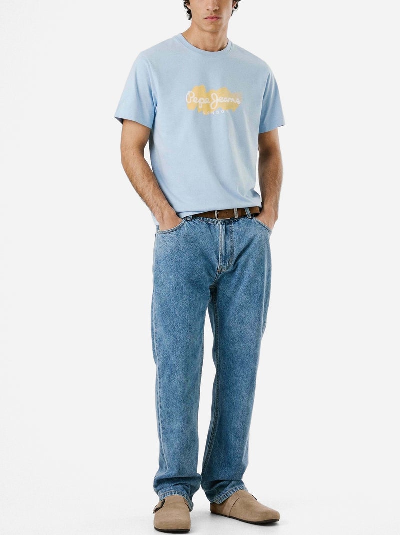 Camiseta para Hombre Pepe Jeans Azul - Kiabi