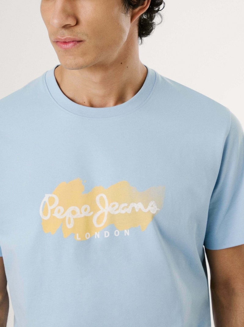 Camiseta para Hombre Pepe Jeans Azul - Kiabi