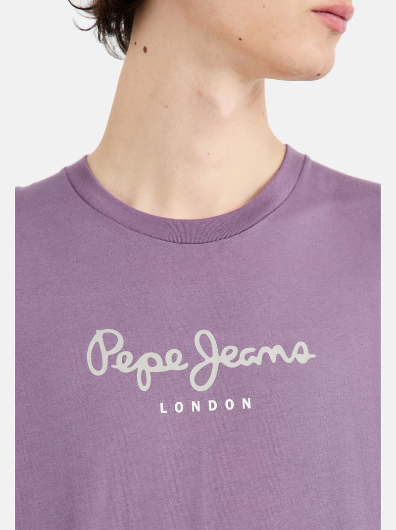 Camiseta para Hombre Pepe Jeans Violeta - Kiabi