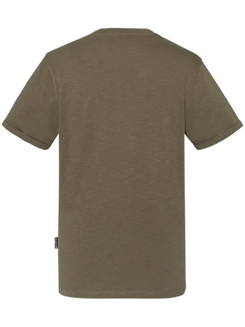 Camiseta para hombre schott Verde caqui claro - Kiabi