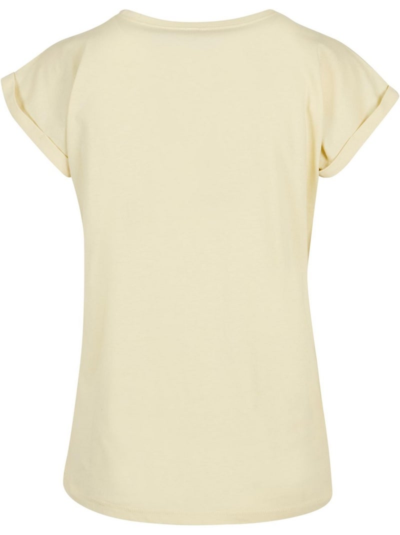 Camiseta para mujer - build your brand Amarillo claro - Kiabi