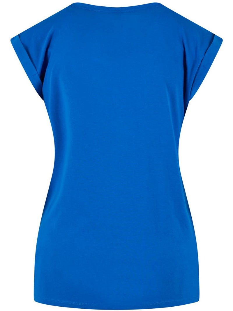 Camiseta para mujer - build your brand Azul eléctrico - Kiabi