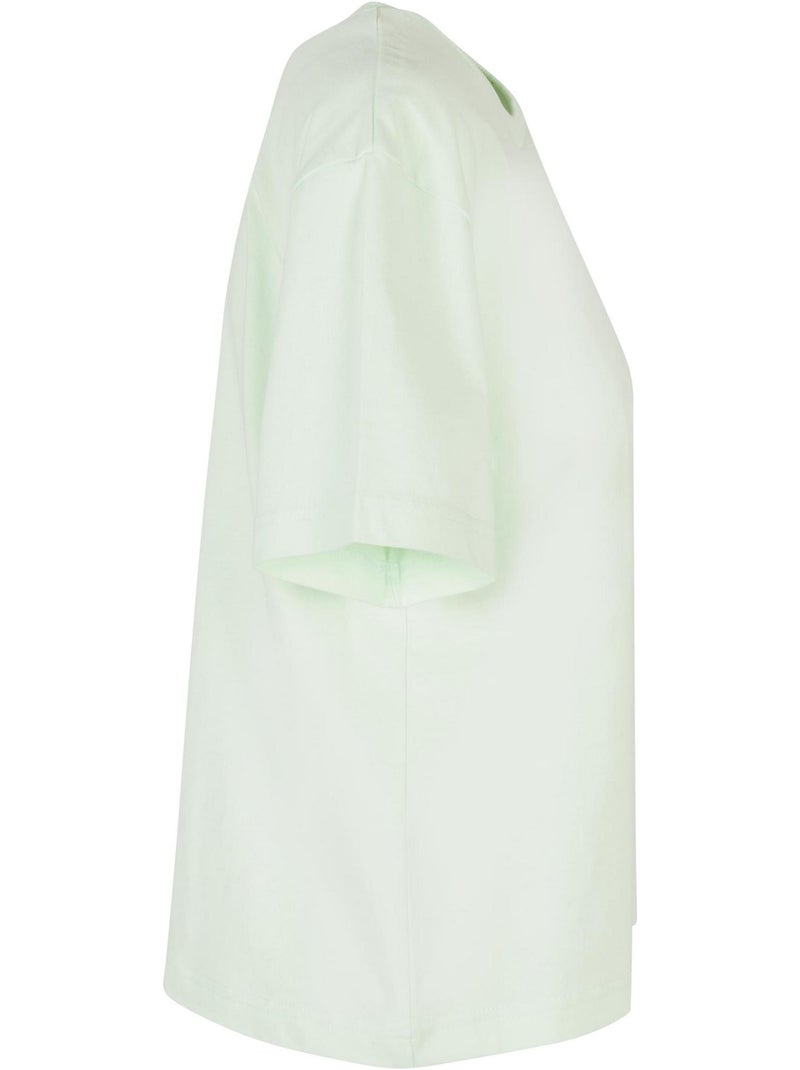 Camiseta para mujer - build your brand Blanco Verde claro Gris - Kiabi