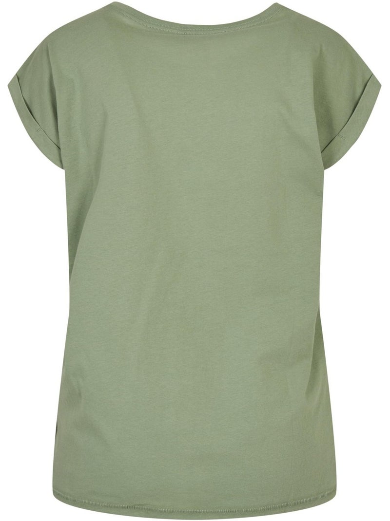 Camiseta para mujer - build your brand Gris verde gris - Kiabi