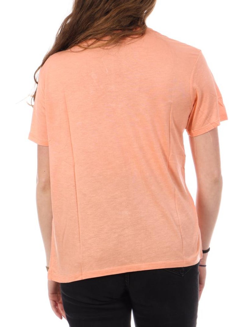 Camiseta para Mujer Kaporal Naranja - Kiabi