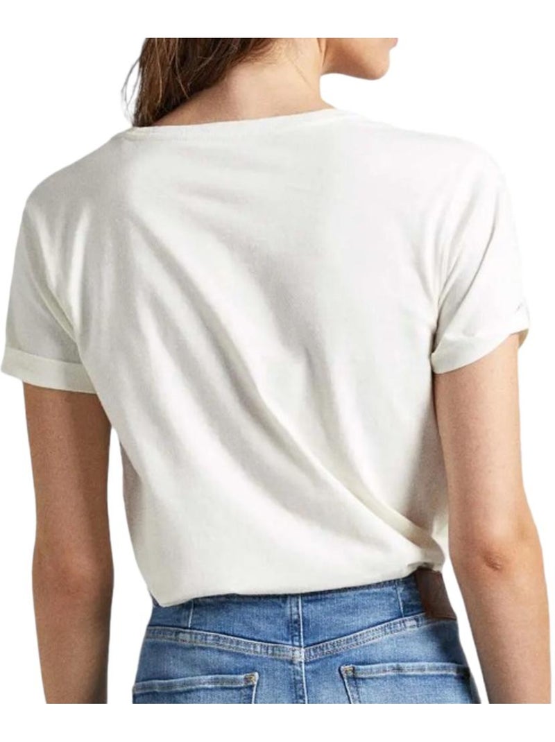 Camiseta para Mujer Pepe Jeans Crudo - Kiabi