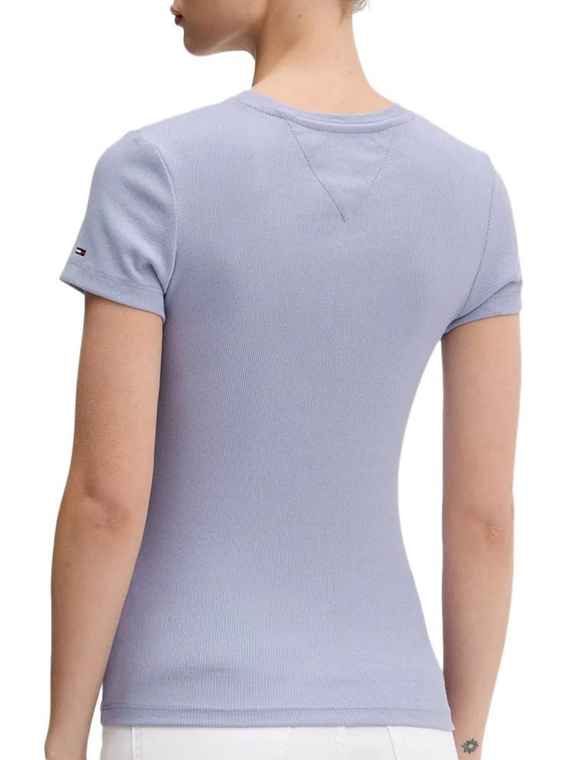 Camiseta para mujer tommy hilfiger Violeta - Kiabi