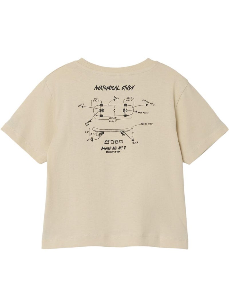 Camiseta para Niño Name It Beige claro - Kiabi