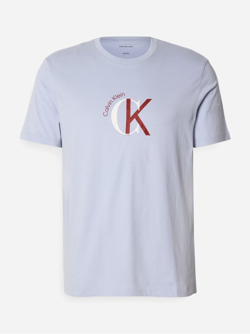 Camiseta para ponerse - Calvin Klein Azul claro - Kiabi