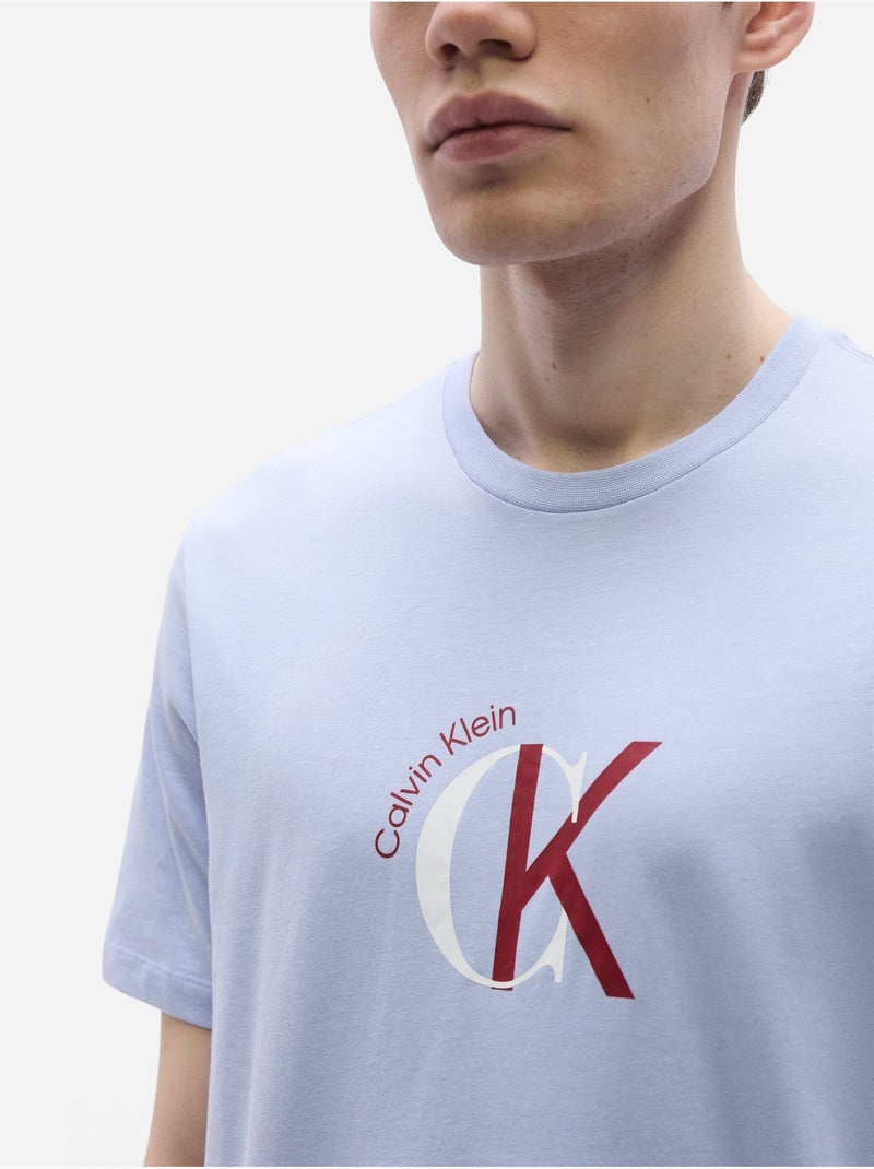 Camiseta para ponerse - Calvin Klein Azul claro - Kiabi