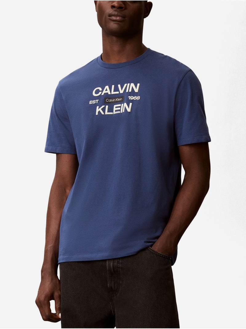 Camiseta para ponerse - Calvin Klein Azul - Kiabi