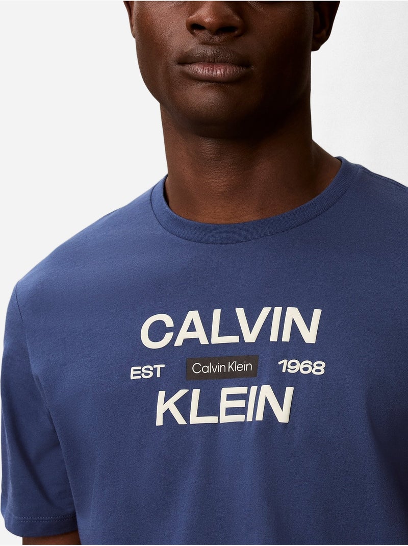 Camiseta para ponerse - Calvin Klein Azul - Kiabi